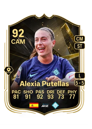 Alexia Putellas - 92 - Team of the week EA FC 27 card