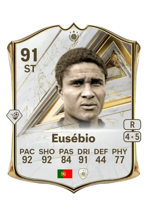 Eusébio - 91 - Base Icon EA FC 27 card