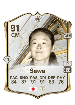 Sawa - 91 - Base Icon EA FC 27 card