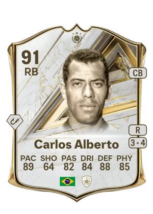 Carlos Alberto - 91 - Base Icon EA FC 27 card