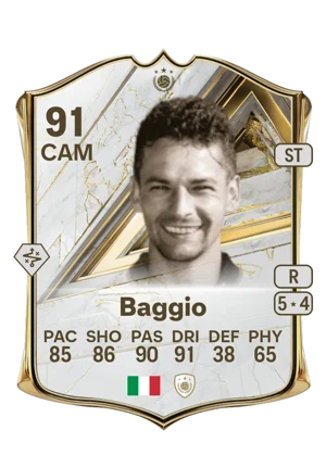 Baggio - 91 - Base Icon EA FC 27 card