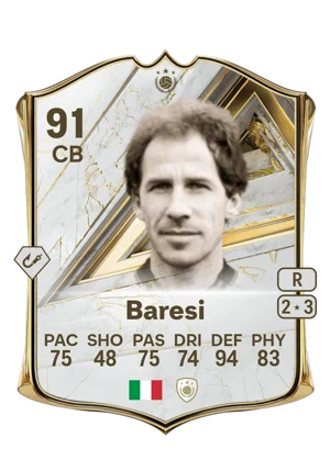 Baresi - 91 - Base Icon EA FC 27 card