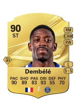 Dembélé - 90 - Rare EA FC 27 card