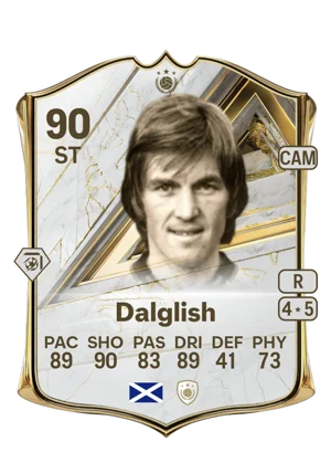 Dalglish - 90 - Base Icon EA FC 27 card