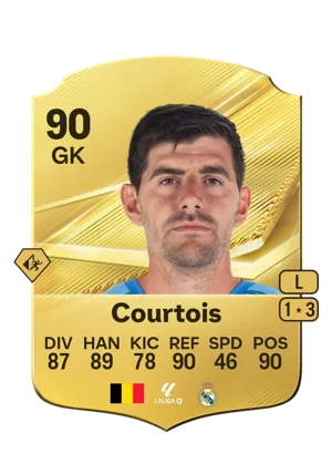 Courtois - 90 - Rare EA FC 27 card