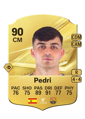 Pedri - 90 - Rare EA FC 27 card