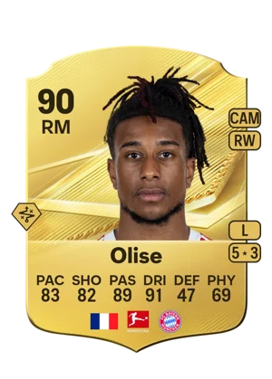 Olise - 90 - Rare EA FC 27 card