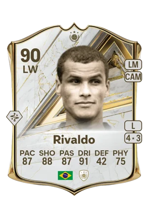 Rivaldo - 90 - Base Icon EA FC 27 card