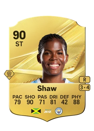 Shaw - 90 - Rare EA FC 27 card