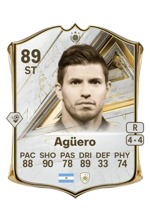 Agüero - 89 - Base Icon EA FC 27 card