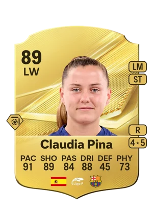 Claudia Pina - 89 - Rare EA FC 27 card