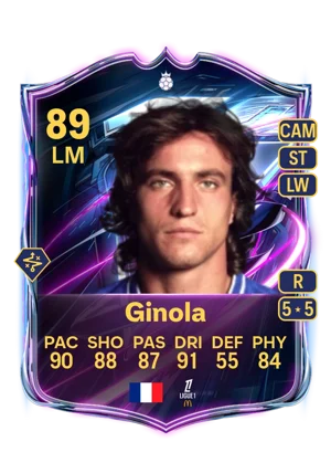 Ginola - 89 - Base Hero EA FC 27 card