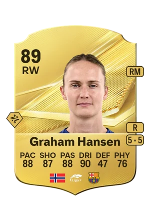 Graham Hansen - 89 - Rare EA FC 27 card