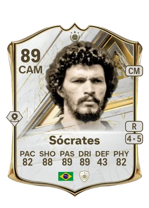 Sócrates - 89 - Base Icon EA FC 27 card