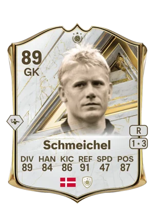 Schmeichel - 89 - Base Icon EA FC 27 card