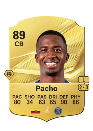 Pacho - 89 - Rare EA FC 27 card