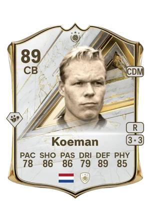 Koeman - 89 - Base Icon EA FC 27 card