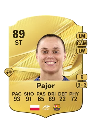 Pajor - 89 - Rare EA FC 27 card