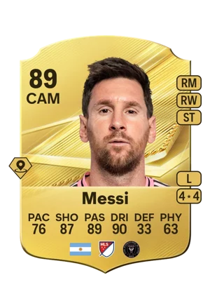 Messi - 89 - Rare EA FC 27 card
