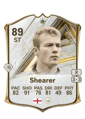 Shearer - 89 - Base Icon EA FC 27 card
