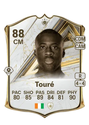 Touré - 88 - Base Icon EA FC 27 card