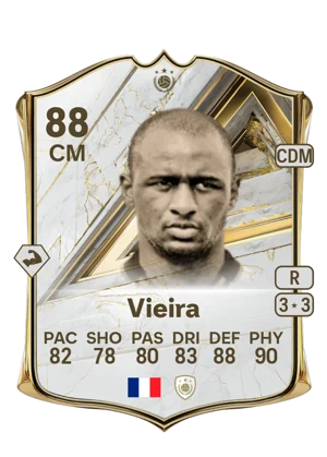 Vieira - 88 - Base Icon EA FC 27 card