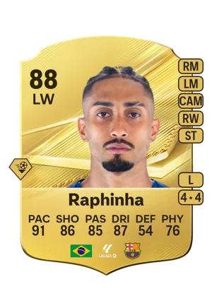 Raphinha - 88 - Rare EA FC 27 card