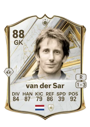 van der Sar - 88 - Base Icon EA FC 27 card