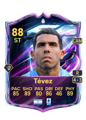 Tévez - 88 - Base Hero EA FC 27 card