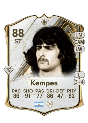 Kempes - 88 - Base Icon EA FC 27 card