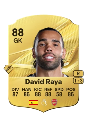 David Raya - 88 - Rare EA FC 27 card