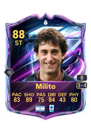 Milito - 88 - Base Hero EA FC 27 card