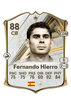 Fernando Hierro - 88 - Base Icon EA FC 27 card