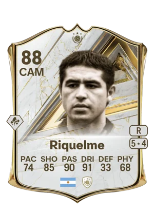 Riquelme - 88 - Base Icon EA FC 27 card