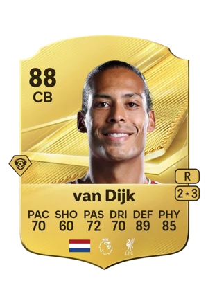 van Dijk - 88 - Rare EA FC 27 card