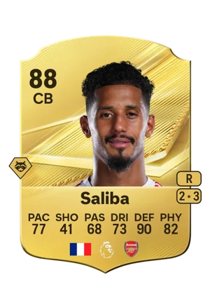 Saliba - 88 - Rare EA FC 27 card