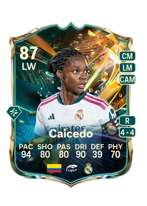 Caicedo - 87 - Destined for Glory EA FC 27 card