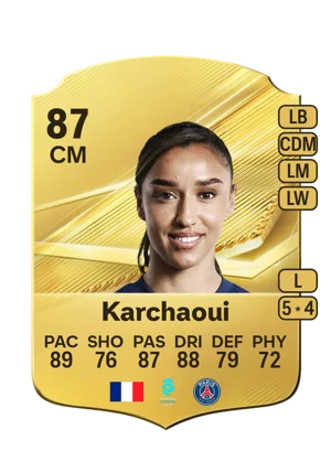 Karchaoui - 87 - Rare EA FC 27 card