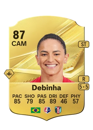 Debinha - 87 - Rare EA FC 27 card