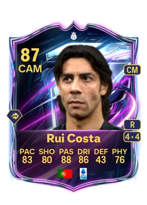 Rui Costa - 87 - Base Hero EA FC 27 card