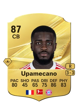 Upamecano - 87 - Rare EA FC 27 card