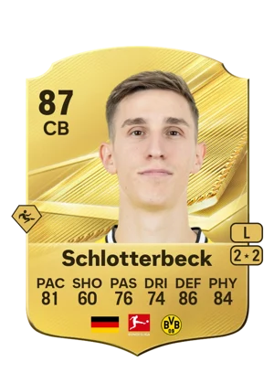 Schlotterbeck - 87 - Rare EA FC 27 card