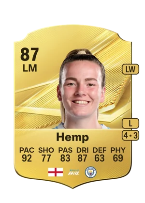 Hemp - 87 - Rare EA FC 27 card