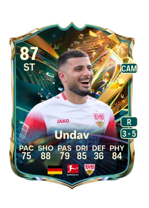 Undav - 87 - Destined for Glory EA FC 27 card