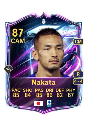 Nakata - 87 - Base Hero EA FC 27 card