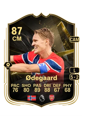 Ødegaard - 87 - Team of the week EA FC 27 card