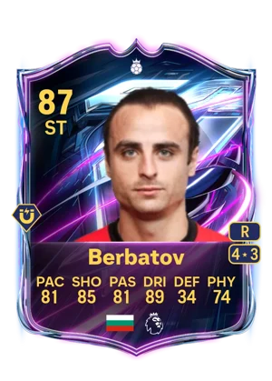 Berbatov - 87 - Base Hero EA FC 27 card