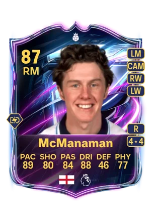 McManaman - 87 - Base Hero EA FC 27 card