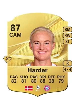 Harder - 87 - Rare EA FC 27 card