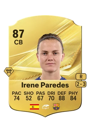 Irene Paredes - 87 - Rare EA FC 27 card